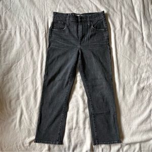 madewell perfect vintage crop jeans / petite
